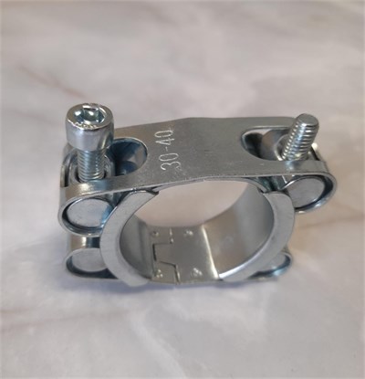 Хомут шланга двухболтовой силовой W1 2787